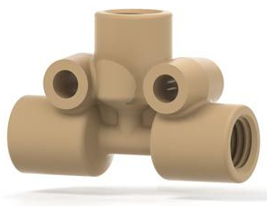 Тройник-соединитель для трубок IDEX P-713-01