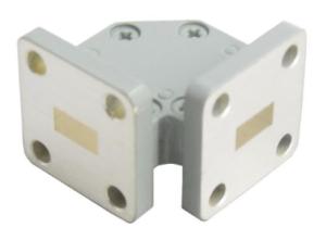 Волновод со скошенным изгибом A-INFO 28WTHB-15-15_Cu