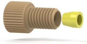 Фитинг, резьба 1/4-28, для трубок с 1/8" OD, 10 шт/уп. IDEX XP-335X