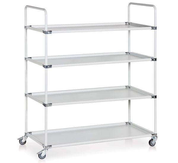 Транспортная тележка антистатическая VIKING ТТ-04 ESD RAL 7012 темно-серая