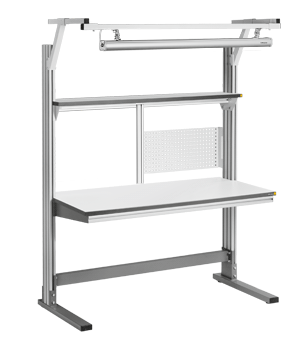 Рабочее место антистатическое со средней стойкой VIKING Альянс АЛ-СРСТ-С2-18-7 ESD