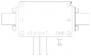 Переключатель коаксиальный на PIN-диодах Atmicrowave AT-SPST-0040XL-A
