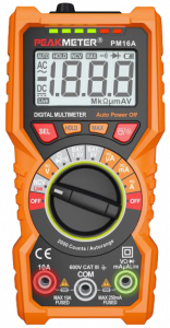 Мультиметр PeakMeter PM16A цифровой