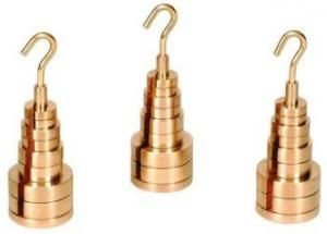 Набор 3B Scientific из трех держателей гирь и гирь с прорезями