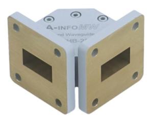 Волновод со скошенным изгибом A-INFO 75WTHB-25-25