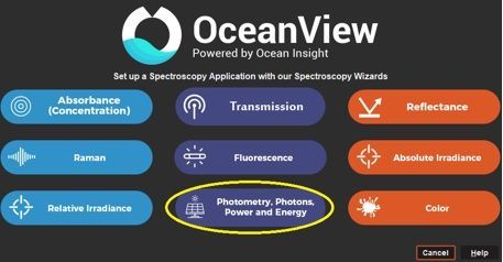 Пошаговая инструкция по настройке спектрометра с калибровкой освещенности для измерения выходной мощности лампы