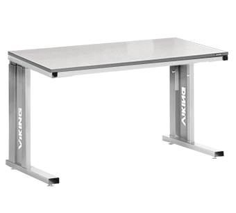 Стол рабочий антистатический VIKING Комфорт СР-12-7 ESD RAL7012 темно-серый