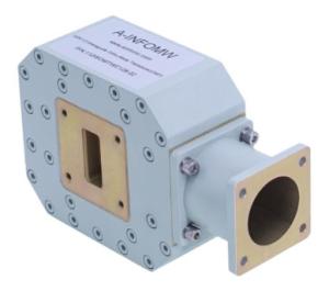 Преобразователь ортомодовый волноводный 112WOMTWC128-02