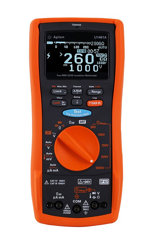 Измеритель сопротивления изоляции для телекоммуникационных систем Keysight (Agilent) U1452AT