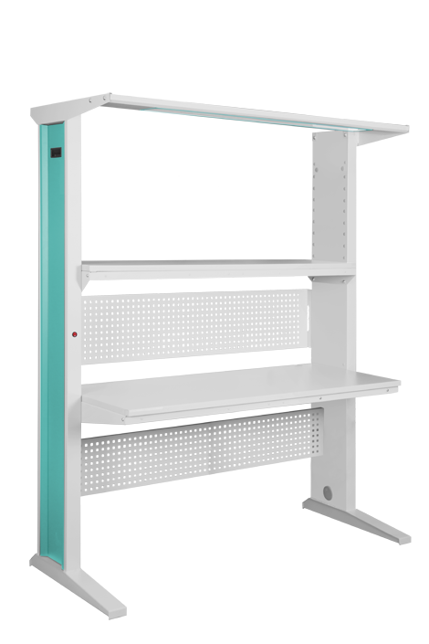 Рабочее место общепромышленное в комплекте с левосторонним электроблоком VIKING Гамма ГМ-12-7/Л