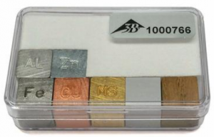 Набор из 7 кубиков 3B Scientific для определения плотности