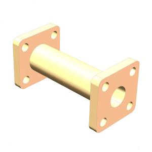 Переход волноводный A-INFO 28WC22WA-38.1_Cu