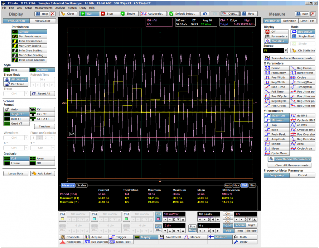 Рис. 38. Функция тренд измеряет нелинейность развертки Рис. 38. Функция тренд измеряет нелинейность развертки.png