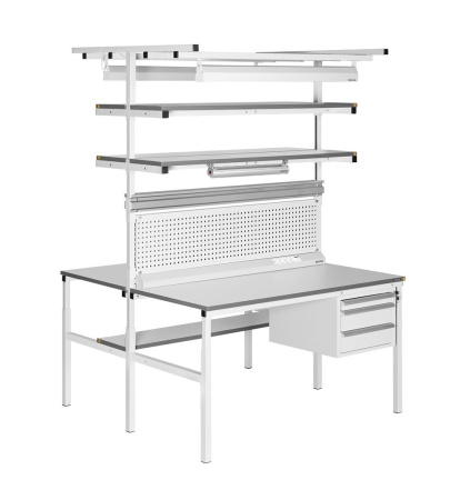 Рабочее место антистатическое VIKING Остров СО-15-7 ESD RAL7035 светло-серый