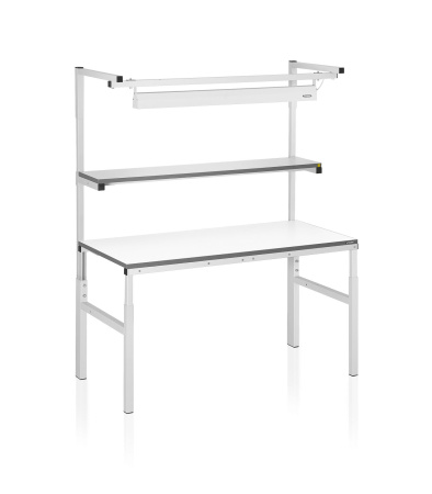 Стол рабочий общепромышленный VIKING Классик СР-18-7 RAL7035 светло-серый