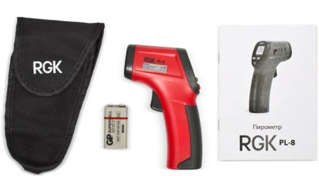 Пирометр RGK PL-8 с готовой поверкой