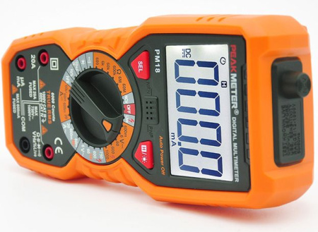 Мультиметр PeakMeter PM18C цифровой (True RMS)