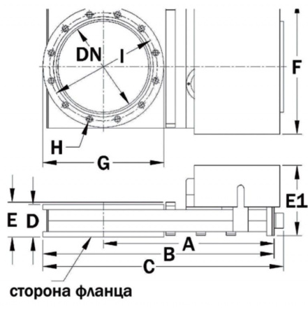 Шиберный затвор типа C GNB G6DC