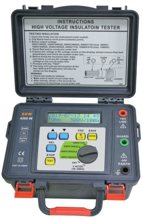 Измеритель сопротивления изоляции Sew 4305 IN