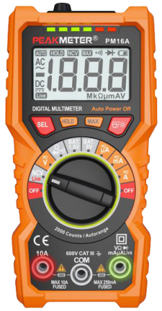 Мультиметр PeakMeter PM16A цифровой