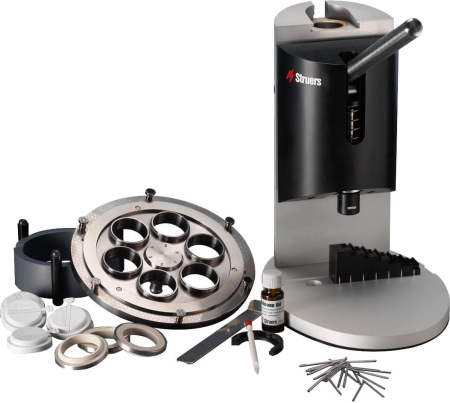 Специальное приспособление для закрепления, запрессовки и подготовки купонов печатных плат Struers V