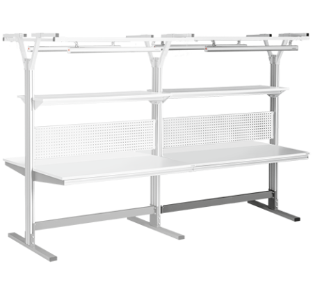 Рабочее место антистатическое островное дополнительное VIKING Альянс АЛ-О/Д-С2-18-7 ESD