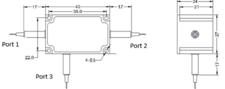 Циркулятор оптический многомодовый HAPHIT FMCR 460 - 690 нм