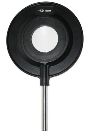 Выпуклая линза 3B Scientific на ножке f =+50 мм