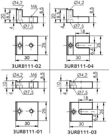 Блок универсальный для подъема оптической оси Standa 3URB111-02