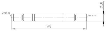 Колонка хроматографическая специальная БД-2003 2х75мм Эконова БД-1-03-01