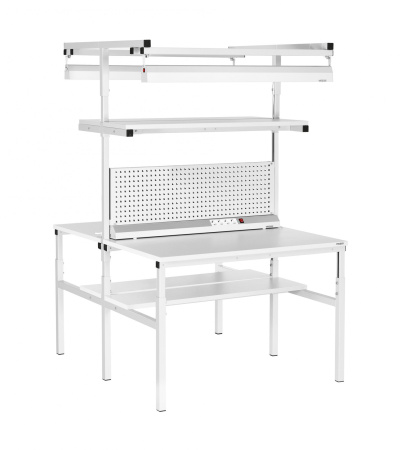 Рабочее место антистатическое VIKING Остров СО-12-7 ESD RAL7035 светло-серый