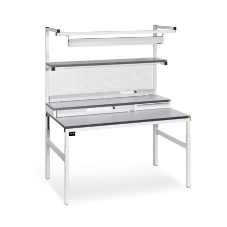 Стол рабочий общепромышленный VIKING Классик СР-18-9 RAL7035 светло-серый