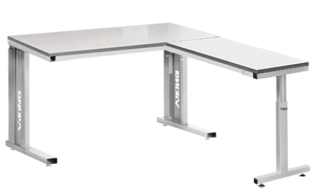 Стол рабочий антистатический VIKING Комфорт СР-12-7 ESD RAL7035 светло-серый