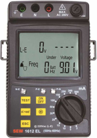Измеритель параметров УЗО SEW 1612 EL