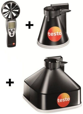Комплект-1 Testo 417 анемометр и набор воронок