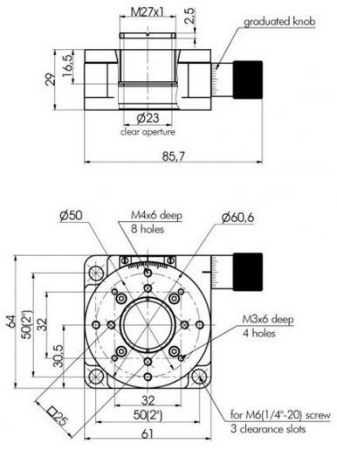 Платформа поворотная Standa 7R150V-1