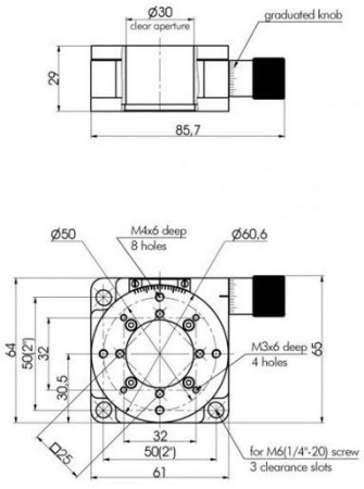 Платформа поворотная Standa 7R150-30