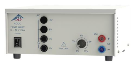 Блок питания переменного/постоянного тока 3B Scientific 0 - 12 В, 3 A 115 В, 50/60 Гц